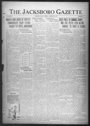 Primary view of object titled 'The Jacksboro Gazette (Jacksboro, Tex.), Vol. 41, No. 38, Ed. 1 Thursday, February 24, 1921'.