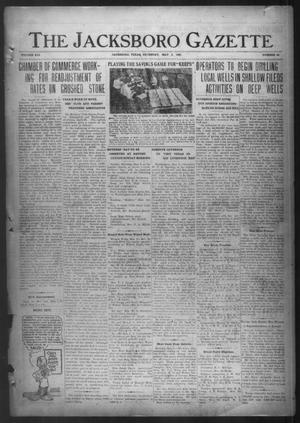 Primary view of object titled 'The Jacksboro Gazette (Jacksboro, Tex.), Vol. 41, No. 48, Ed. 1 Thursday, May 5, 1921'.