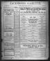 Thumbnail image of item number 1 in: 'Jacksboro Gazette. (Jacksboro, Tex.), Vol. 27, No. 34, Ed. 1 Thursday, January 24, 1907'.