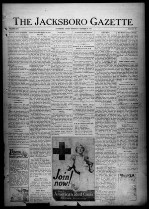 Primary view of object titled 'The Jacksboro Gazette (Jacksboro, Tex.), Vol. 45, No. 22, Ed. 1 Thursday, October 30, 1924'.