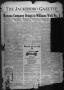 Newspaper: The Jacksboro Gazette (Jacksboro, Tex.), Vol. 43, No. 3, Ed. 1 Thursd…