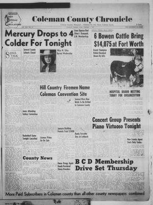 Primary view of object titled 'Coleman County Chronicle (Coleman, Tex.), Vol. 19, No. 16, Ed. 1 Thursday, February 1, 1951'.