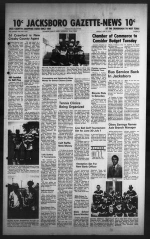 Primary view of object titled 'Jacksboro Gazette-News (Jacksboro, Tex.), Vol. 101, No. 5, Ed. 1 Monday, June 18, 1979'.
