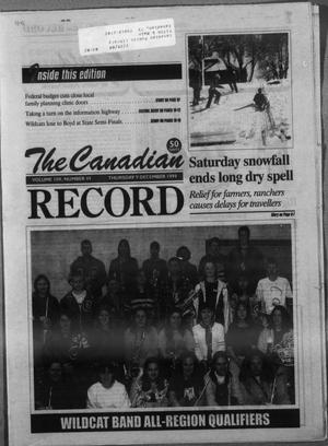 Primary view of object titled 'The Canadian Record (Canadian, Tex.), Vol. 109, No. 49, Ed. 1 Thursday, December 9, 1999'.