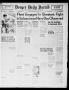Thumbnail image of item number 1 in: 'Borger Daily Herald (Borger, Tex.), Vol. 16, No. 291, Ed. 1 Tuesday, October 27, 1942'.