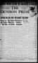 Thumbnail image of item number 1 in: 'The Denison Press (Denison, Tex.), Vol. 1, No. 34, Ed. 1 Friday, November 6, 1931'.