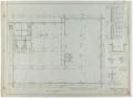 Technical Drawing: Frank Roberts' Hotel, San Angelo, Texas: First Floor Framing Plan