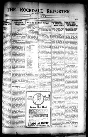 Primary view of object titled 'The Rockdale Reporter and Messenger (Rockdale, Tex.), Vol. [48], No. 1, Ed. 1 Thursday, March 4, 1920'.