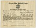 Primary view of [Certificate Presented to Charles R. Griggs by the U. S. Army]