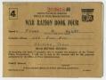 Primary view of [War Ration Book Four Belonging to F. D. Wyatt]