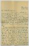 Letter: [Letter from John K. Strecker, Jr. to Josephine Bahl, July 15, 1897]
