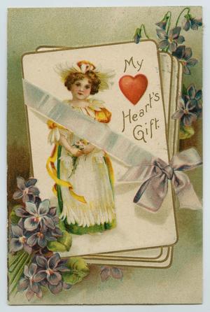 Primary view of object titled '[Postcard Addressed to Mamie Collins, February 13, 1909]'.