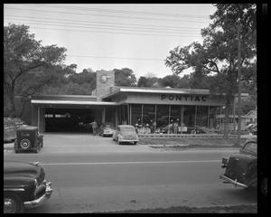 Primary view of object titled 'Pontiac car dealership'.