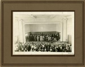Primary view of object titled '[Opening Convocation at McMurry College]'.