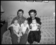 Photograph: [Baby Triplets with Parents]