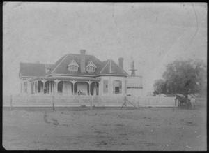 Primary view of object titled '[Photograph of the A.P. George Ranch House]'.