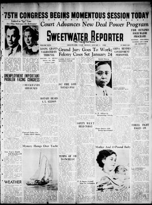 Primary view of object titled 'Sweetwater Reporter (Sweetwater, Tex.), Vol. 40, No. 265, Ed. 1 Monday, January 3, 1938'.