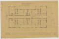 Technical Drawing: Anne D'Spain's Apartment House Revisions, Abilene, Texas: First Floor…