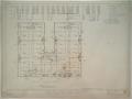 Technical Drawing: Hotel Building, Gorman, Texas: Third Floor Mechanical Plan