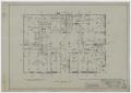 Technical Drawing: Scharbauer Hotel Mechanical Plans, Midland, Texas: First Floor Plan