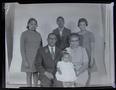 Primary view of [Black and white negative of Mr. and Mrs. Fletcher Morgan with children]