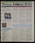 Thumbnail image of item number 1 in: 'Texas Jewish Post (Fort Worth, Tex.), Vol. 54, No. 17, Ed. 1 Thursday, April 27, 2000'.