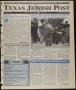 Newspaper: Texas Jewish Post (Fort Worth, Tex.), Vol. 51, No. 1, Ed. 1 Thursday,…