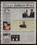 Primary view of Texas Jewish Post (Fort Worth, Tex.), Vol. 56, No. 44, Ed. 1 Thursday, October 31, 2002