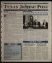 Primary view of Texas Jewish Post (Fort Worth, Tex.), Vol. 52, No. 44, Ed. 1 Thursday, October 29, 1998