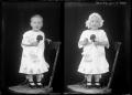 Thumbnail image of item number 1 in: '[Portraits of Girl Standing in Chair with Flowers]'.