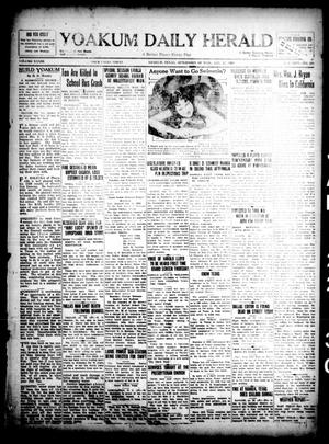 Primary view of object titled 'Yoakum Daily Herald (Yoakum, Tex.), Vol. 33, No. 248, Ed. 1 Wednesday, January 22, 1930'.