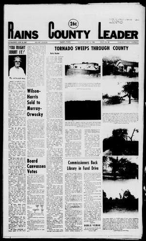 Primary view of object titled 'Rains County Leader (Emory, Tex.), Vol. 97, No. 48, Ed. 1 Thursday, May 2, 1985'.