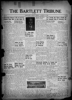 Primary view of object titled 'The Bartlett Tribune and News (Bartlett, Tex.), Vol. 53, No. 26, Ed. 1, Friday, March 15, 1940'.