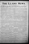 Newspaper: The Llano News. (Llano, Tex.), Vol. 33, No. 15, Ed. 1 Thursday, Septe…