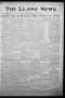 Newspaper: The Llano News. (Llano, Tex.), Vol. 33, No. 8, Ed. 1 Thursday, August…