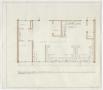 Technical Drawing: School Building Iraan, Texas: Plan of Foods Laboratory