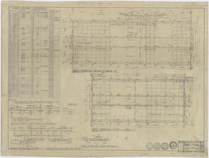 Primary view of object titled 'Winters School Project, Winters, Texas: Roof Framing Plan'.