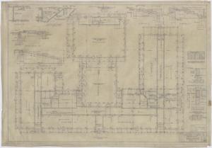 Primary view of object titled 'Consolidated Community School Building Monahans, Texas: Foundation Plan'.