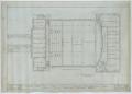 Technical Drawing: First Baptist Church, Breckenridge, Texas: Second Floor Plan