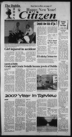 Primary view of object titled 'The Dublin Citizen (Dublin, Tex.), Vol. 18, No. 17, Ed. 1 Thursday, December 27, 2007'.