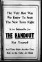 Thumbnail image of item number 3 in: 'The Handout (Fort Worth, Tex.), Vol. 6, No. 6, Ed. 1 Friday, January 13, 1922'.