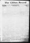 Newspaper: The Clifton Record (Clifton, Tex.), Vol. 38, No. 29, Ed. 1 Friday, Se…