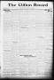 Newspaper: The Clifton Record (Clifton, Tex.), Vol. 38, No. 39, Ed. 1 Friday, No…