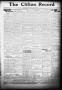 Newspaper: The Clifton Record (Clifton, Tex.), Vol. 38, No. 42, Ed. 1 Friday, De…