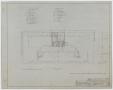Technical Drawing: High School Building, McCamey, Texas: Foundation Plan