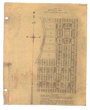 Primary view of object titled 'Map of Buffalo Gap: out of A. M. Boyd Survey Number 112 in Section 16'.