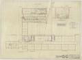 Technical Drawing: High School Building, Pecos, Texas: Floor Plan
