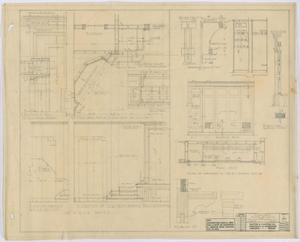 Primary view of object titled 'School Building, Hamlin, Texas: Miscellaneous Details'.