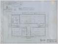 Technical Drawing: High School, Knox City, Texas: First Story Floor Plan