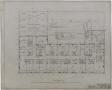 Technical Drawing: Abilene Hotel Mechanical Plans: Sample Room Floor Plan